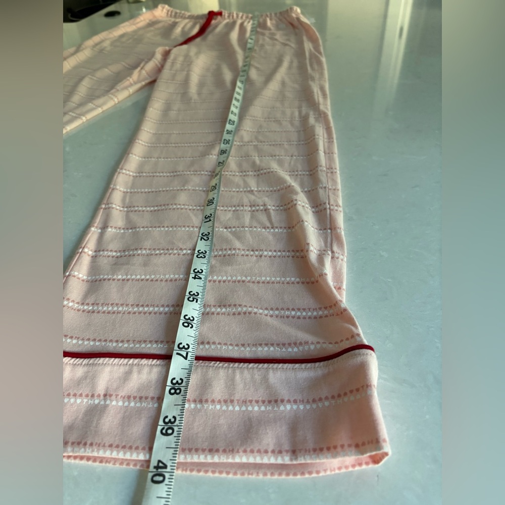 Tommy Hilfiger Pink and White Women's Pajama Set - Picture 6 of 13